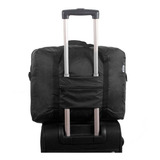 Maleta Equipaje De Mano Plegable Negra Citybags