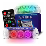 Kit Strobo Flash Beat Zendel Controle Som Automotivo