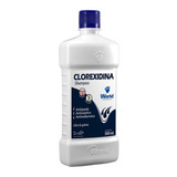 Shampoo Clorexidina 500ml P/ Cães Gatos Antiqueda Seborreia 