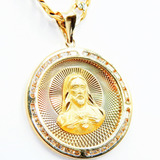 Medalla Sagrado Corazón En Oro 10k Dije Economico