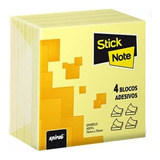 Bloco Post-it Refil Stick  76x76 Magic C /4 Blocos 100fls