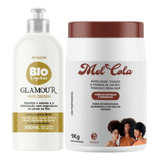 Kit Mel Cola 1kg + Ativador Vivo Crespa Bio Glamour 300ml