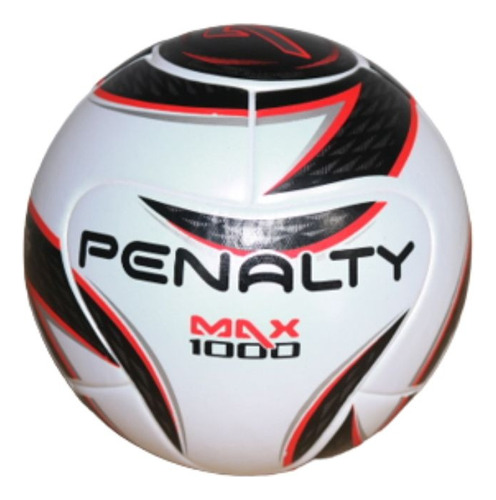 Bola Penalty Futsal  Max 1000 Xxii Branco Preto Vermelho 