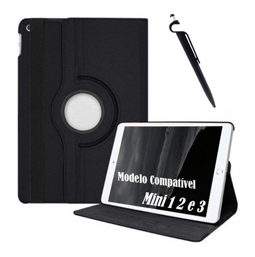 Capa Smart Case Para iPad Mini Sensor Traseira A1432 A1454 