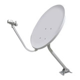 Antena Satelital De 65 Cm + Lnb Doble