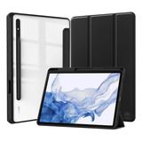 Case Autosleep + Película De Vidro Para Galaxy Tab S7 / S8
