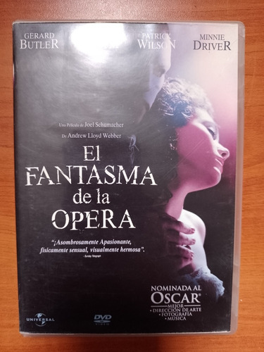 El Fantasma De La Opera Gerald Butler Dvd La Plata