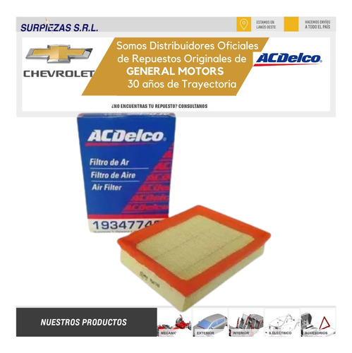 Kit Filtros + Aceite Acdelco Semisint 10w40 Chevrolet Celta Foto 3