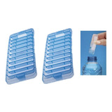 Moldes Hielos 10 Barritas Cubitos Set 2 Pz Enfriar Botellas 