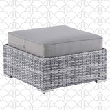 Elle Decor Vallauris Outdoor Otomana Gris