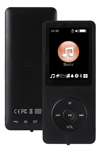 Reproductor Mp3 Mp4 Portátil Hifi Con Fm Radio Máx 128gb