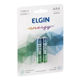 20pcs Pilha Elgin Palito Aaa Alcalina Elgin Blister Original