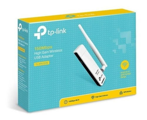 Lan Tp-link Tl-wn722n Wireless Usb 150mbps - Antena Desmonta