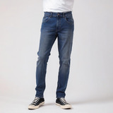 Jeans Tiro Medio Skinny Fit Hombre Wrangler 139905
