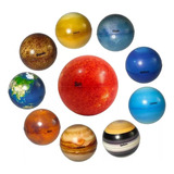 Kit De Maquetas Planet Ball Del Sistema Solar, 10 Piezas