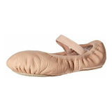 Zapatilla /zapato De Ballet De Cuero Con Suela Completa