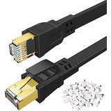 Cable De Red Cat-8 Ethernet Internet Ps5 Xbox Pc 15m (50ft)