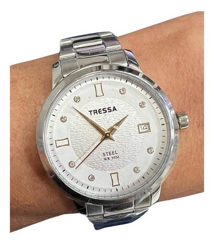 Reloj Tressa Citi Dama Acero Calend Wr 50 Mts - Taggershop