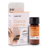 Henna Para Sobrancelhas Glance Castanho Escuro Rare Way