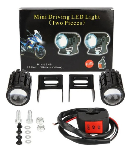 Mini Luces Led, Dos Colores Para Motocicleta 