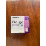 Sony Neige 80 Mins, Pack 5 Minidiscs, Nuevo Sellado