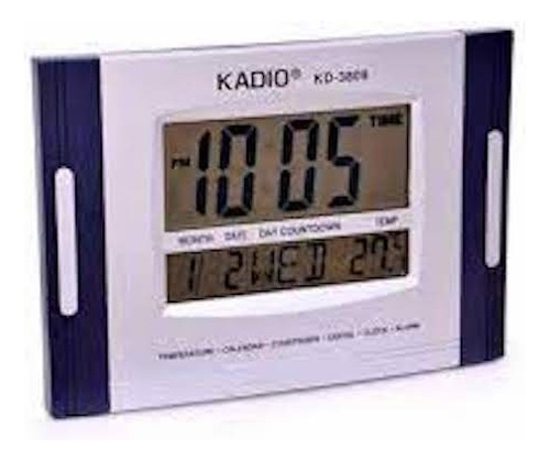 Reloj De Pared Alarma Kadio 3809