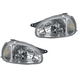 Par Faros Chevrolet Chevy 01/03 Depo