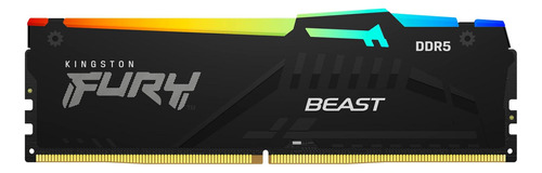 Memoria Ram Kingston Fury Beast Rgb 8gb 5200mt/s Ddr5 Cl40