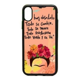 Funda Protector Para iPhone Frida Khalo Frase Motivacion