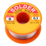 Estaño Para Soldar 63/37 50g Flux 2% (elegir Espesor)