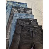 Pack De 5 Jeans Skinny Talla 40, H&m, Zara, Jack And Jones