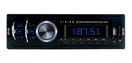 Radio Para Carro Bluetooth Som Automotivo Fm Mp3 Usb Sd Aux