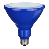 Lampara Led Par 38 E27 8w Azul Exterior Ip65 Jardín Sica