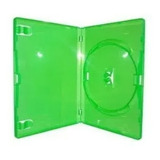 12 Estojo Capa Dvd-cd Case X-box Verde Sony 14 Mm Novo