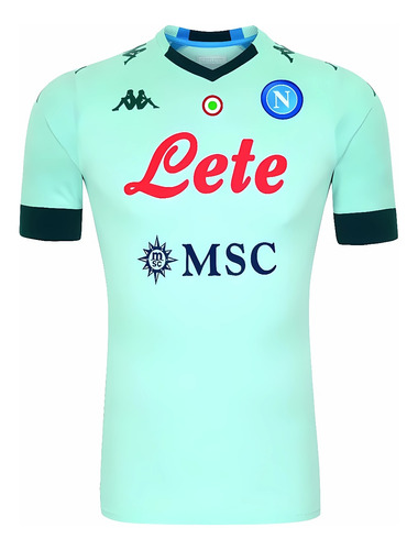 Jersey Napoli 2020 2021 Kappa Versión Jugador Ultra Slim Fit