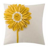 Cojines Jwh 3d Girasol Throw Pillow Funda De Cojín De Lana 