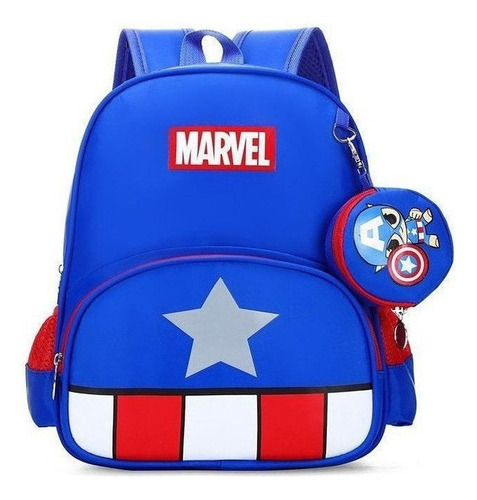 Nuevo Avengers Captain America Mochila Infantil