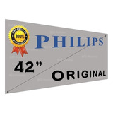 Película 42 Polarizada P/ Tvs Philips Todos Modelos + Brinde