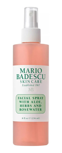 Mario Badescu Spray Facial Aloe, Hierbas, Agua Rosas, 236ml