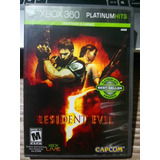 Resident Evil 5 Xbox 360 Platinum Hits Edition Fisico