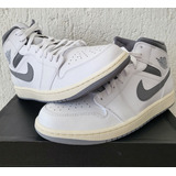 Air Jordan 1 Mid  Neutral Grey  - Blanco & Gris - 29 Cm