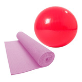 Colchoneta Yoga Mat 4 Mm Pelota 65 Cm Esferodinamia Fit Ball