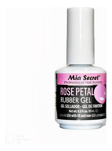 Rubber Gel - Rose Petal (15ml) - Mia Secret