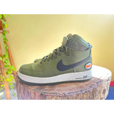 Nike Air Force 1 High Olive Hoops Pack