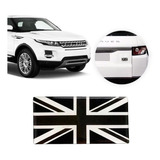 Adesivo Bandeira Inglaterra Uk Land Rover Resinado Preto