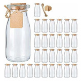 Botellas De Vidrio Con Corcho 200ml 12.5 X 6cm Vacias X 30u