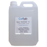 Agua Destilada 5 L - Cpap , Medicinal - 4 Unid - Caflab -