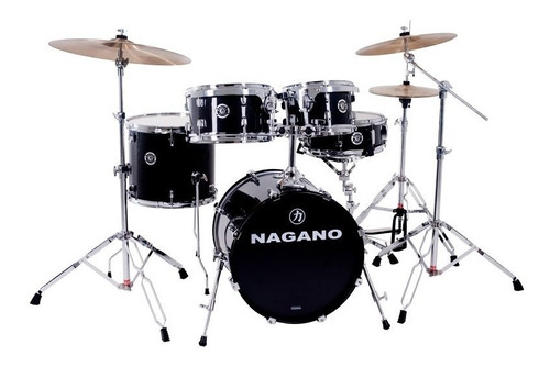 Bateria Nagano Garage Gig Bumbo 18 Polegadas Ebony Sparkle