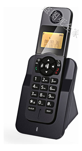 Teléfono Geekr D1005 Inalámbrico 110v/220v - Color Negro