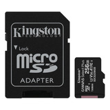 Memoria Micro Sd Kingston 256gb Calse 10 Con Adaptador Sd 